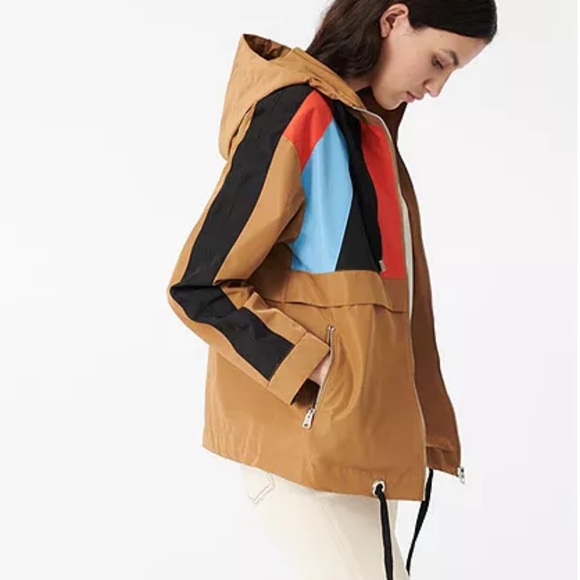 Maje Banela Colorblock Windbreaker Jacket - Picture 2 of 6
